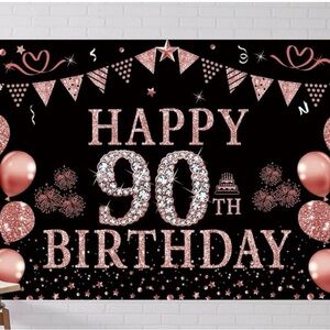 90th birthday banner. Like new